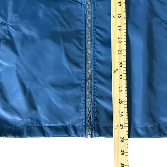 Stussy Blue Satin Full Zip Coaches Jacket Men’s M - Designer Streetwear Skater - Picture 13 of 14